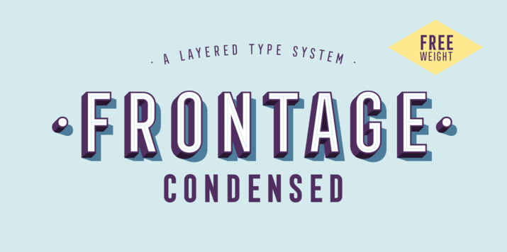 emc design design typography typographic inspiration myfonts.com Juri Zaech Frontage Condensed