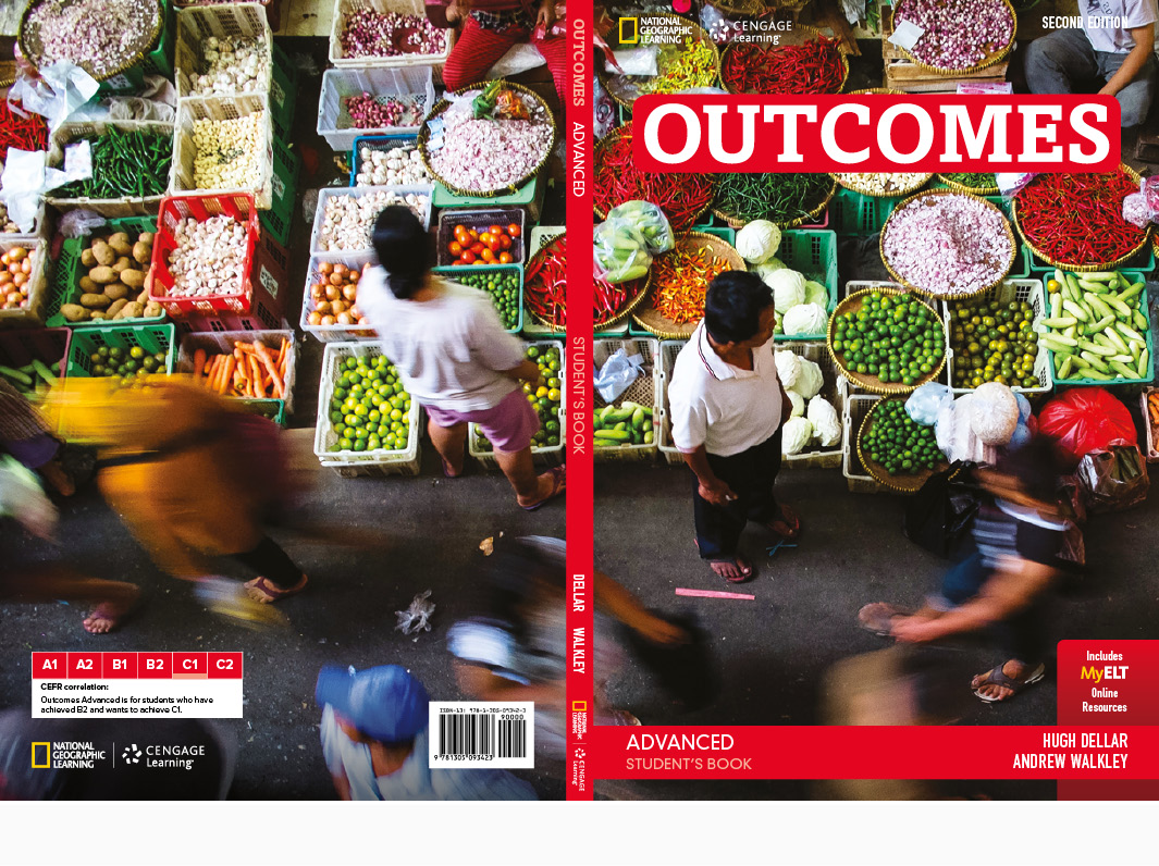 National Geographic Learning | Cengage Learning Outcomes Covers Adult ELT Student book covers